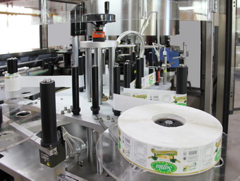 回轉式不干膠雙標貼標機